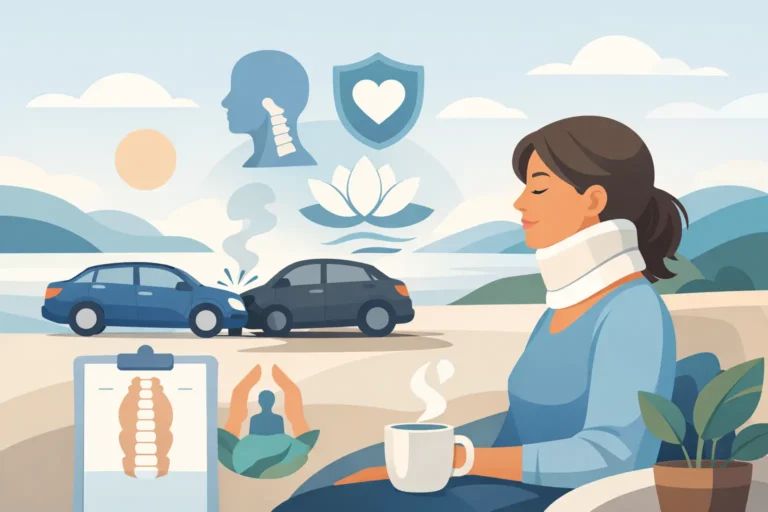 A Calm Guide to Whiplash Recovery After a Crash