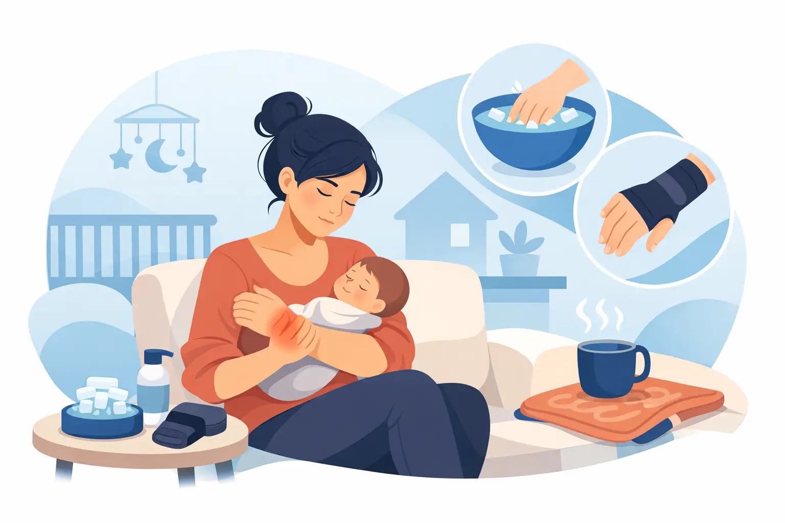 How to Manage Postpartum Wrist Pain at Home