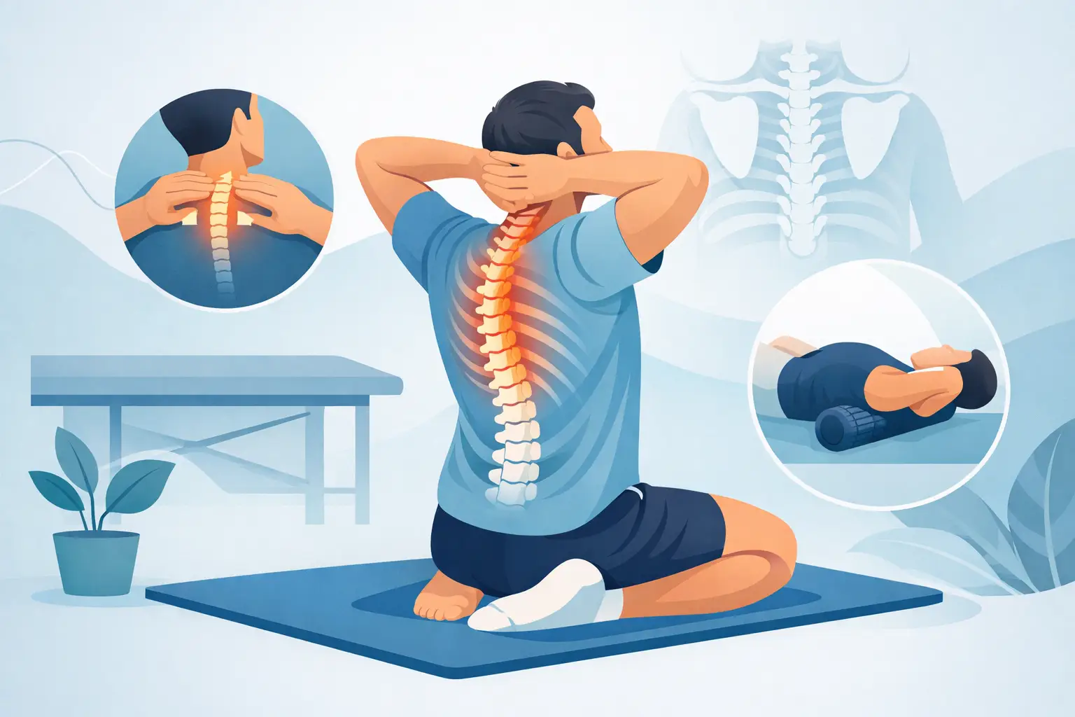 How to Release Thoracic Spine Stiffness Safely