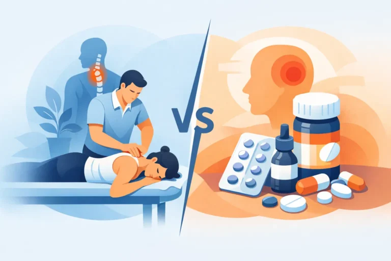 Manual Therapy Versus Pain Medication Compared